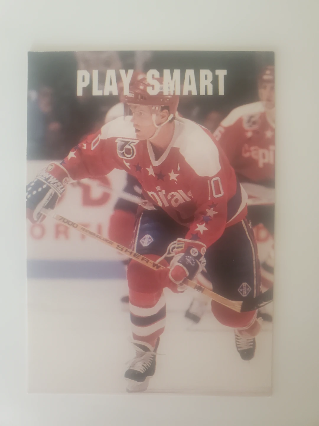 Play Smart Get Involved Hockey Card