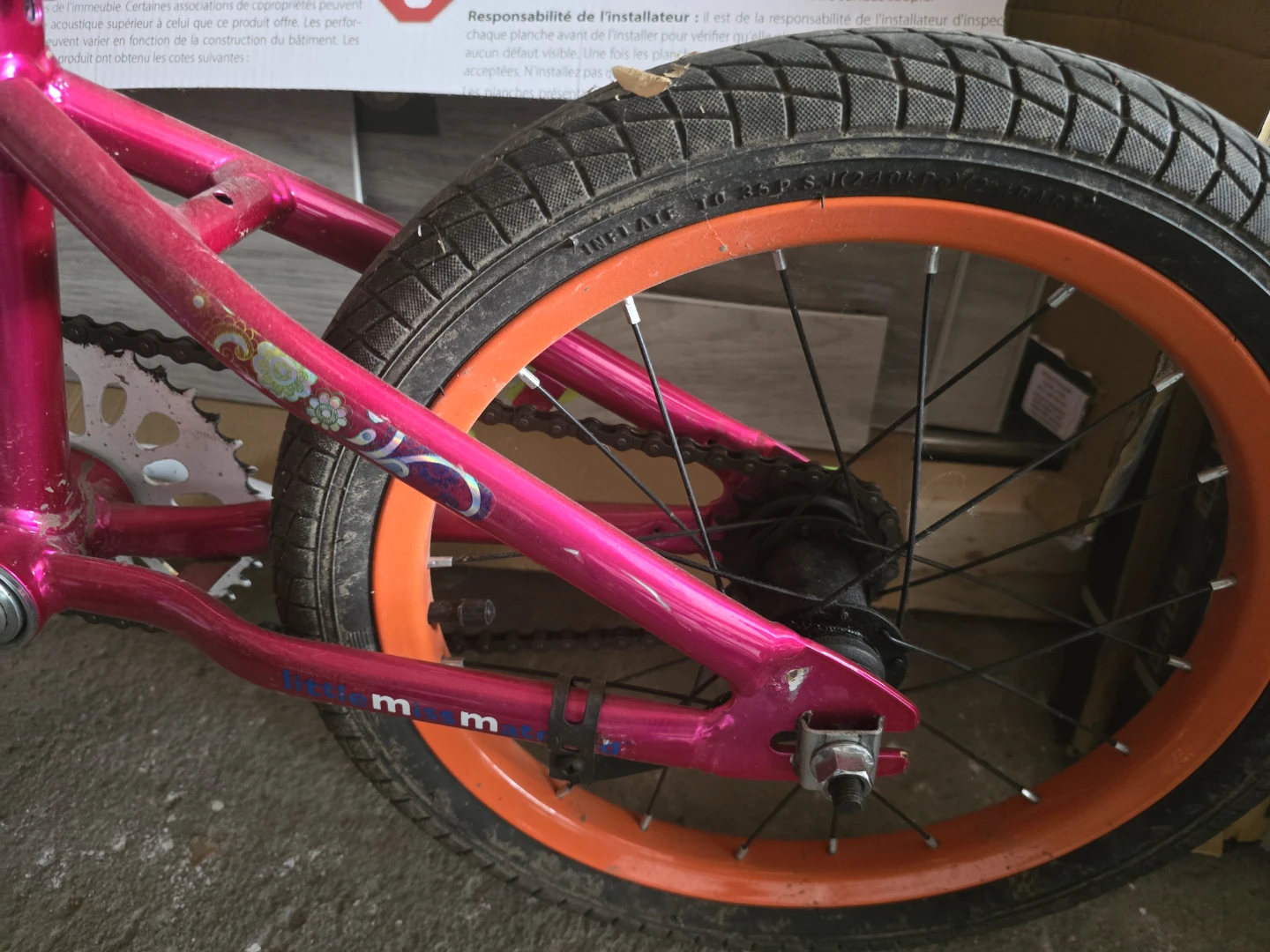 Pink and Orange BMX Bike - photo 2