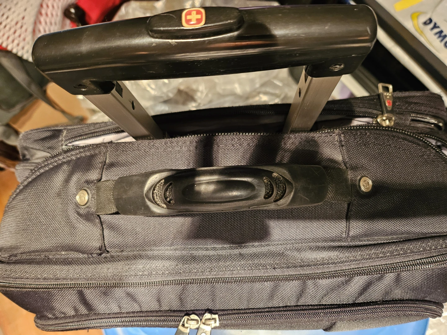 Swiss Gear Black Rolling Briefcase in good used condition - photo 2