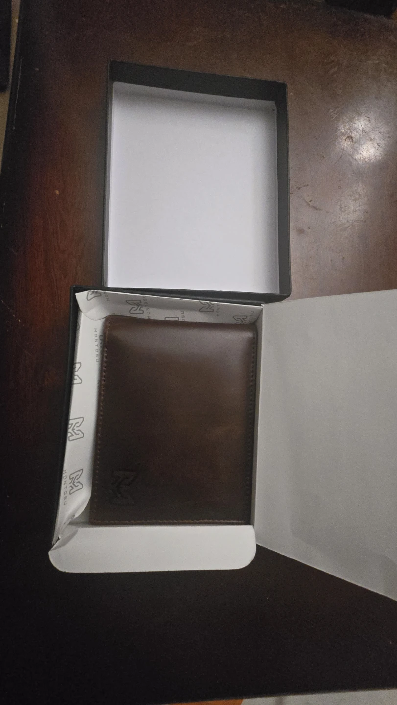 MONTOSU Brown Leather Bifold Wallet - photo 2
