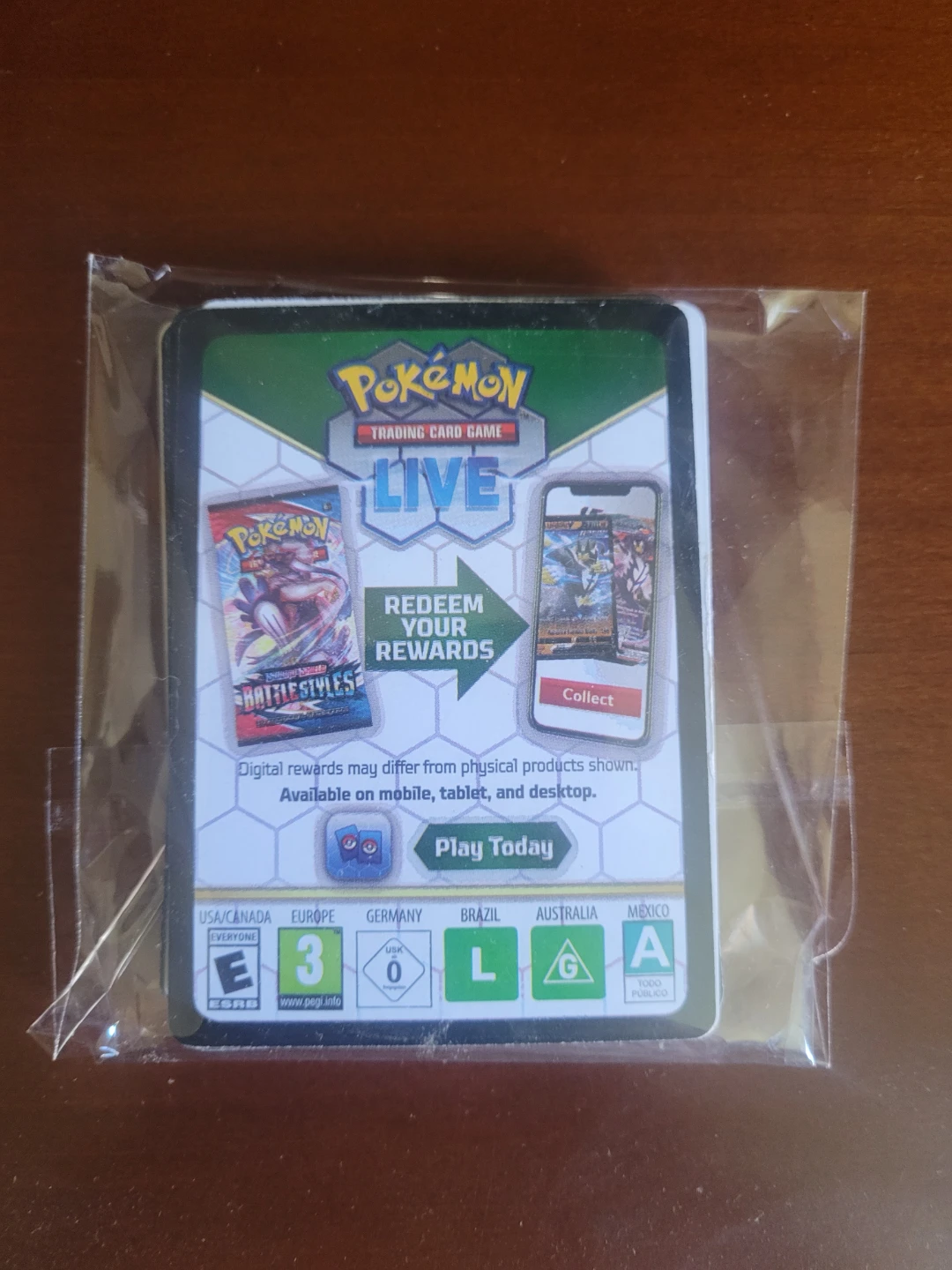 25 Pokemon Trading Card Game Live Code Card