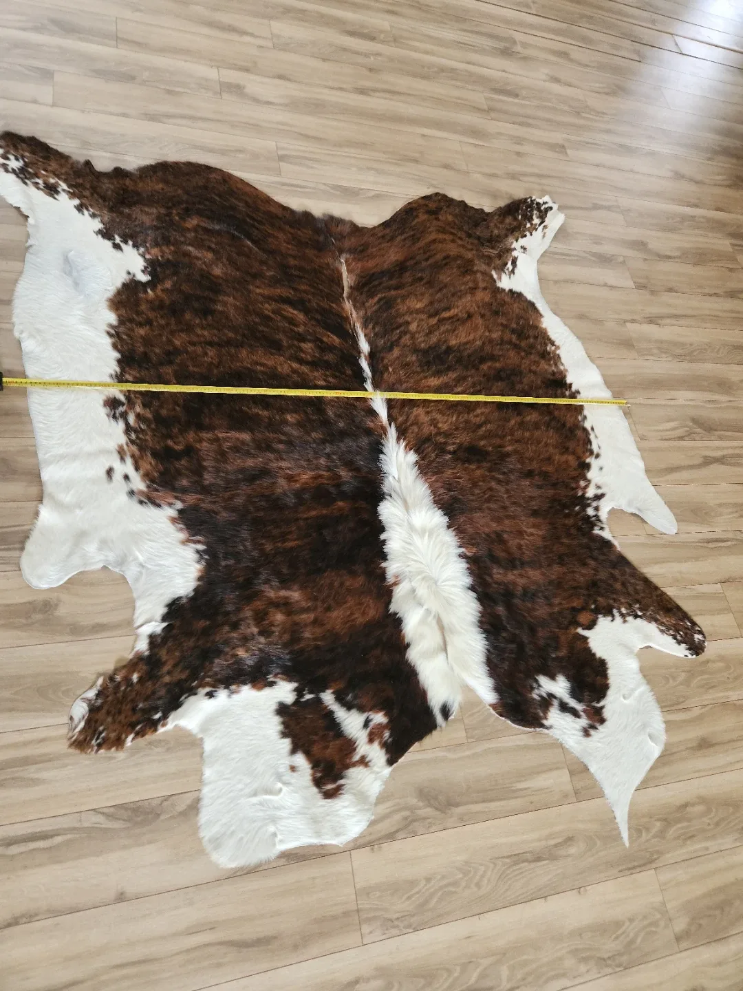 Cowhide Rug - Brown & White