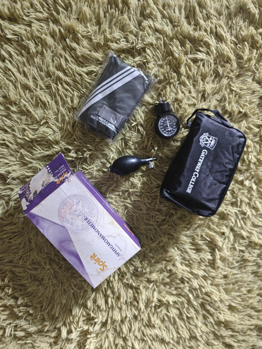 Spirit Sphygmomanometer Blood Pressure Monitor with Adult Cuff