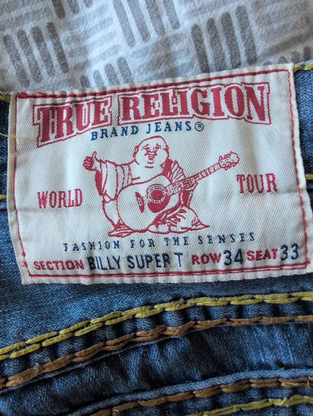 True Religion Billy Super T Jeans - Size 34 - photo 4