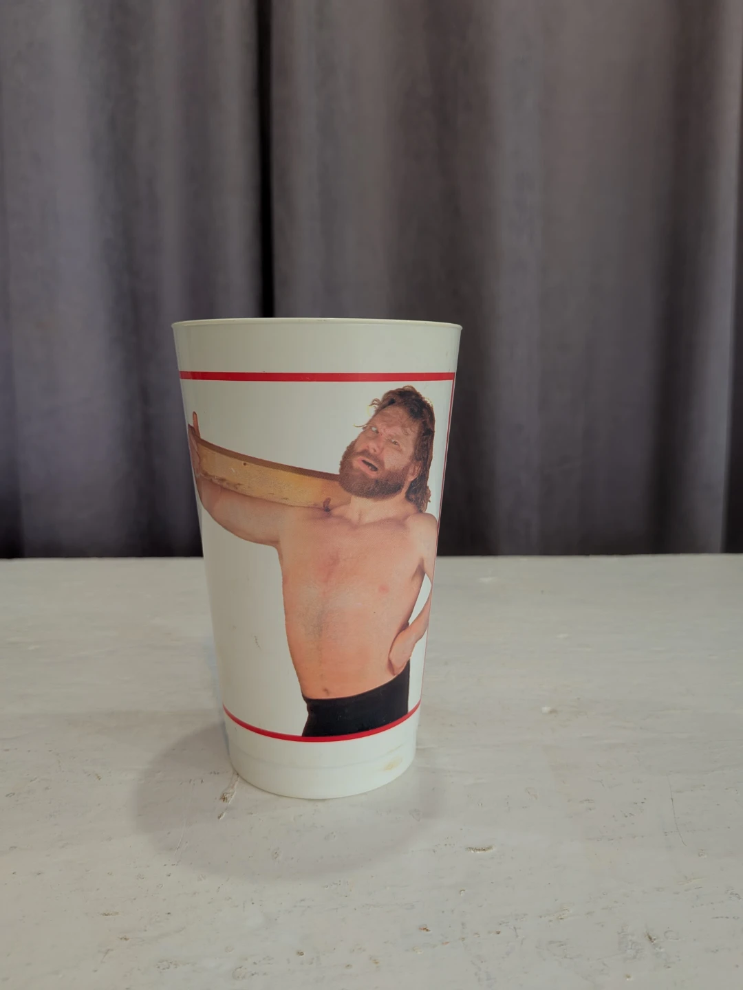 WWF Superstar Wrestlers Hacksaw Jim Duggan Cup - photo 2