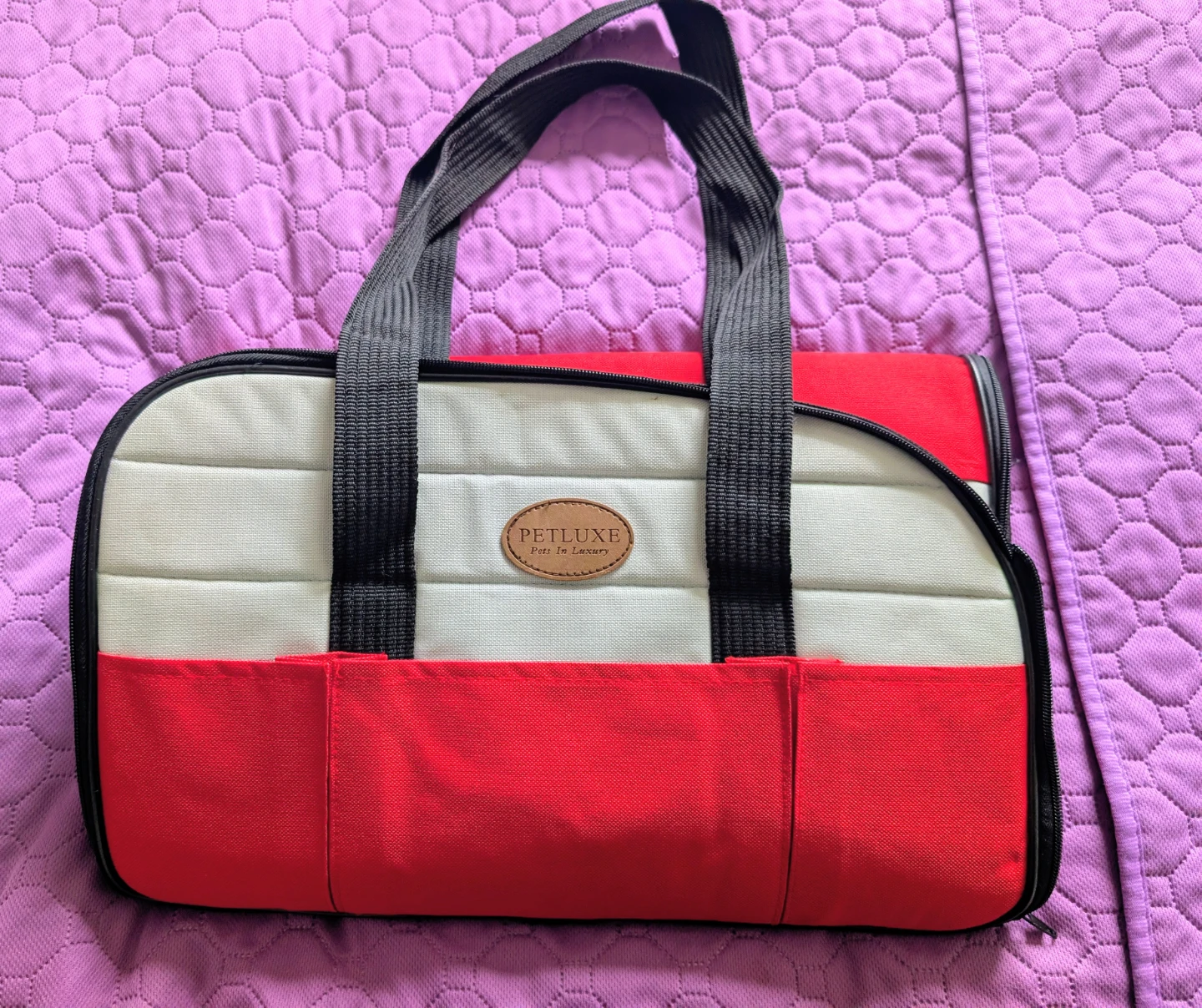 PetLuxe Red and Grey Pet Carrier / Care Seat