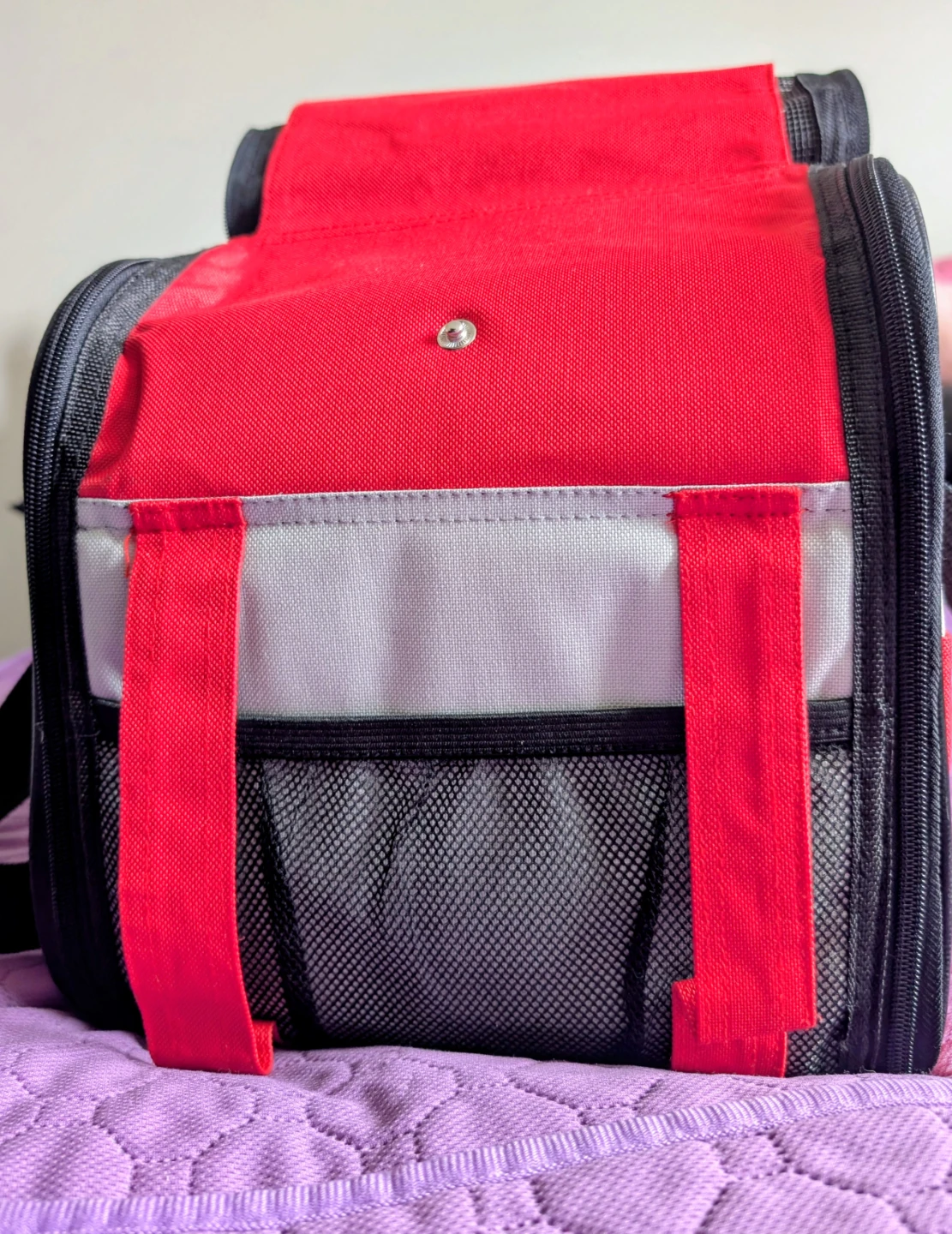 PetLuxe Red and Grey Pet Carrier / Care Seat - photo 3