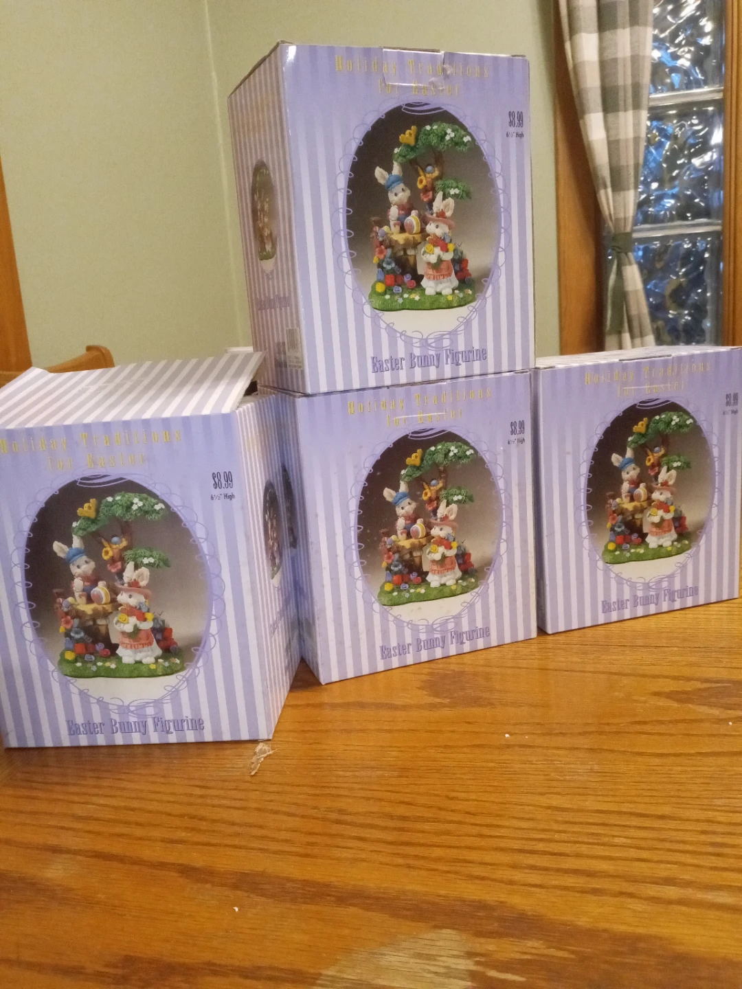 Brand New,Holiday Traditions for Easter Bunny Figurine