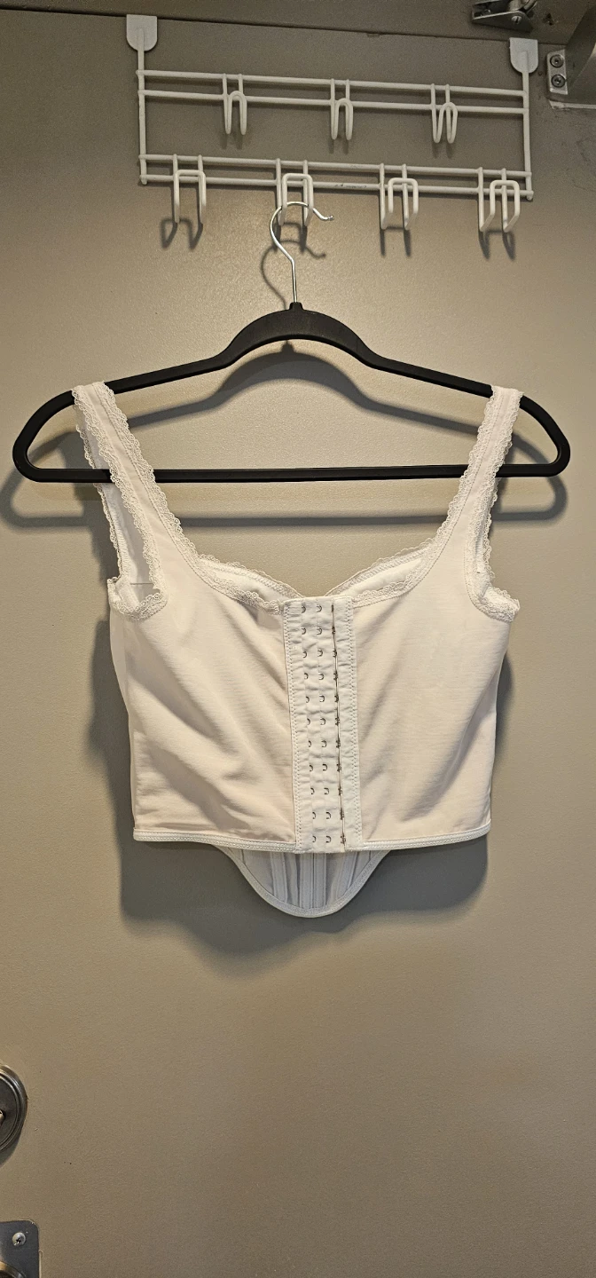 White Shein Corset Top Size S - photo 2