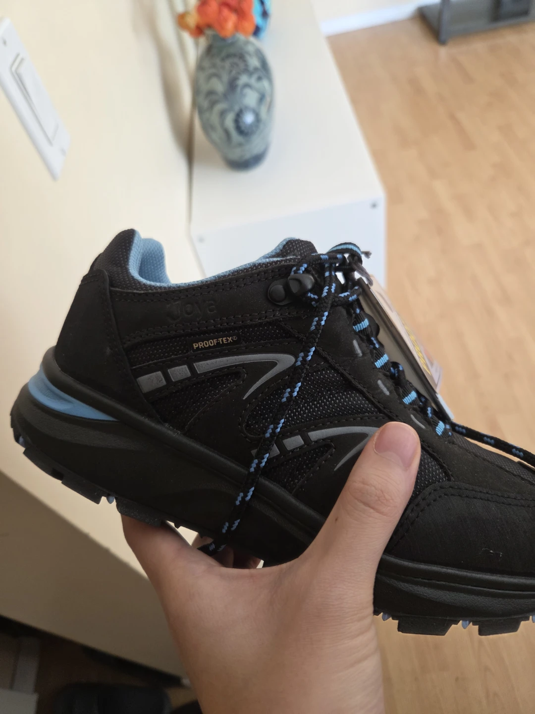 Black PROOF-TEX Waterproof Hiking Shoes - photo 2
