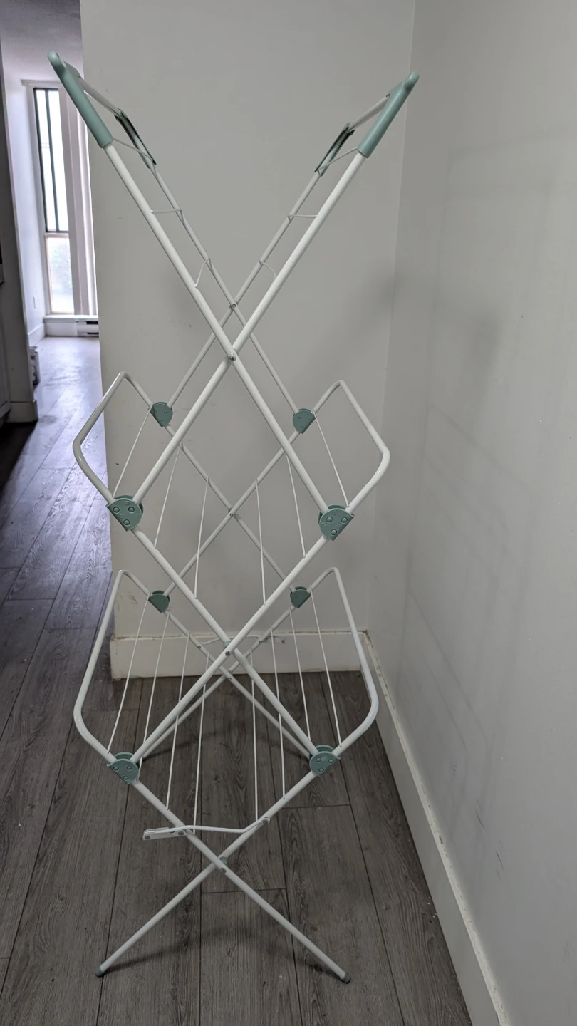 White Foldable Drying Rack