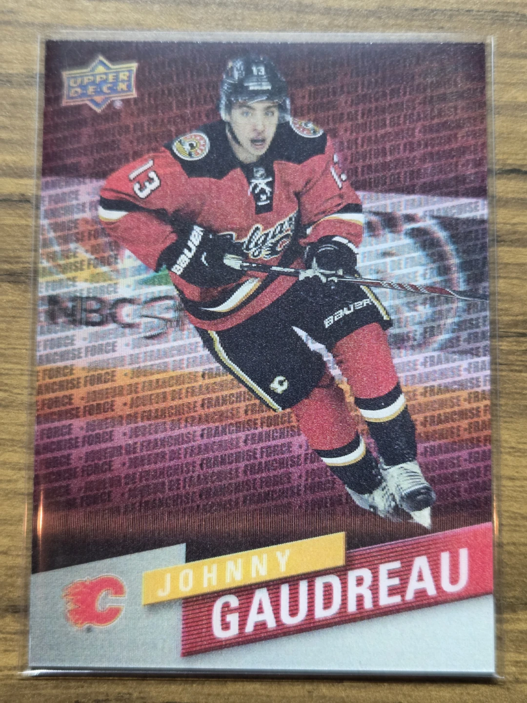 Johnny Gaudreau 2015-16 Tim Hortons Upper Deck Hockey Card