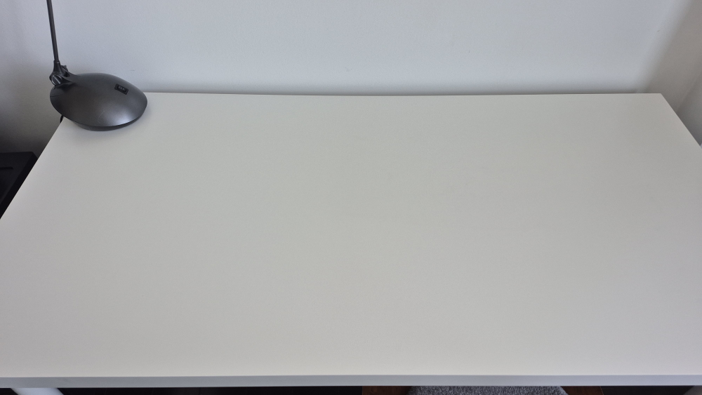 White IKEA Desk+ wooden chair - photo 2