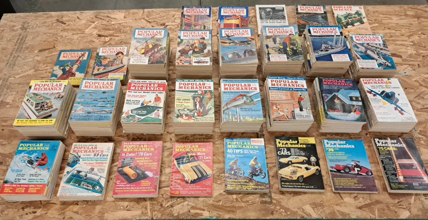 Vintage Popular Mechanics Magazines Bundle