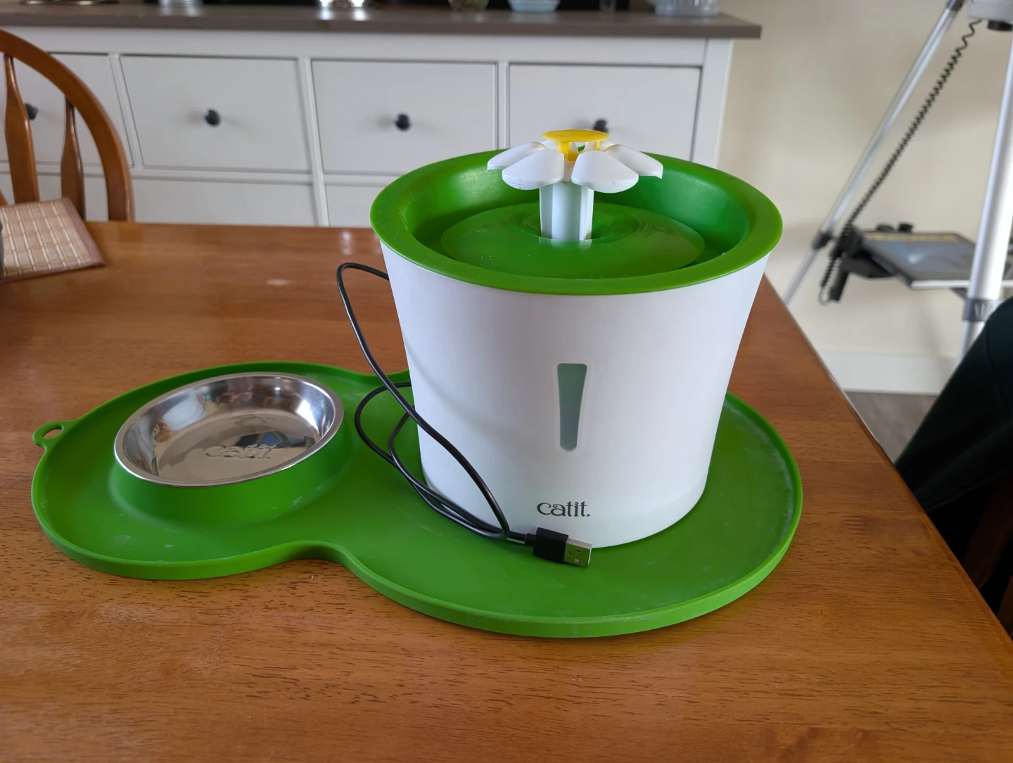 🐱 Catit Cat Water Fountain + Feeding Station 🐱 - photo 2