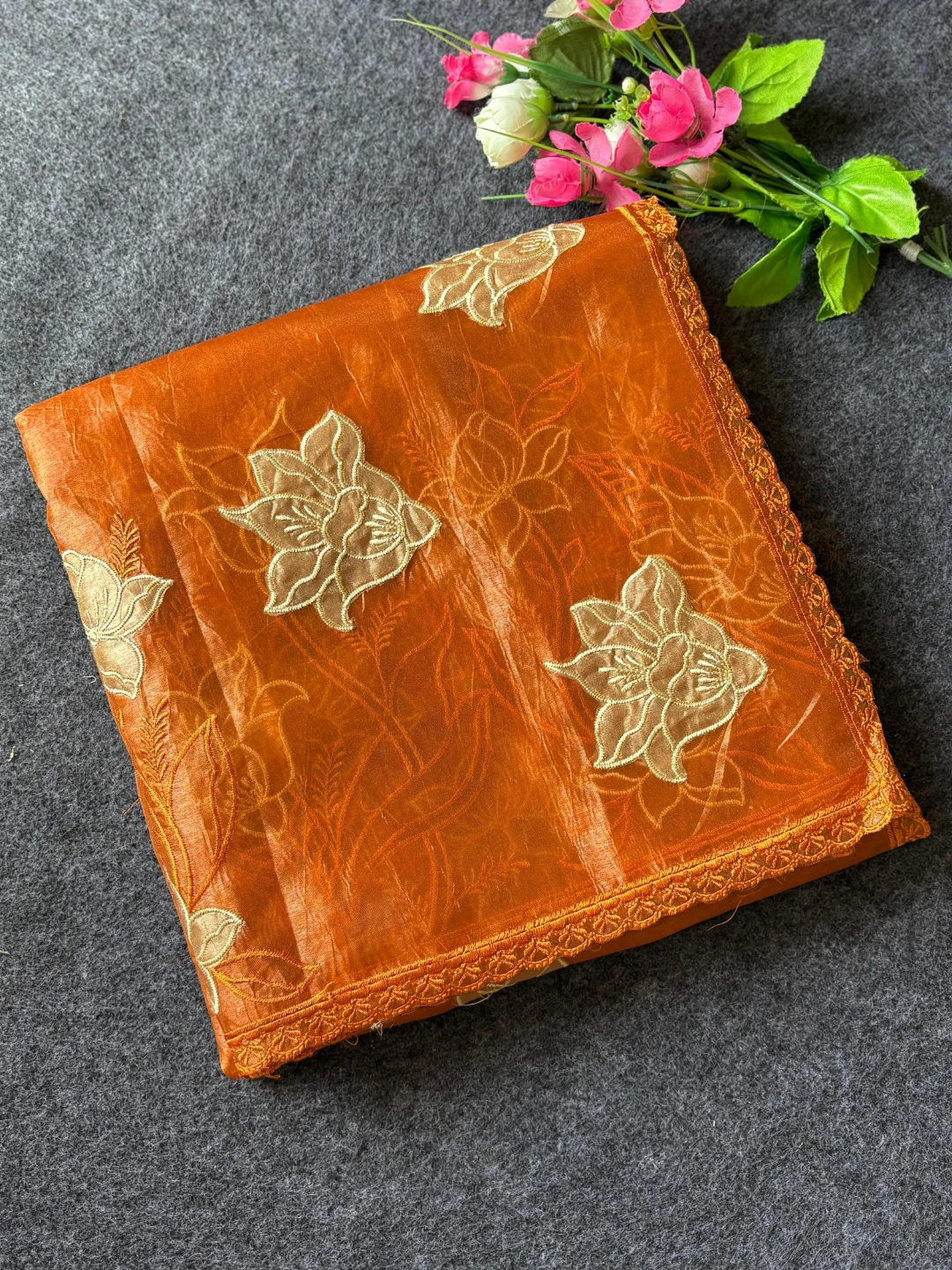 Embroidered Dupatta Scarves - Various Colours - photo 2