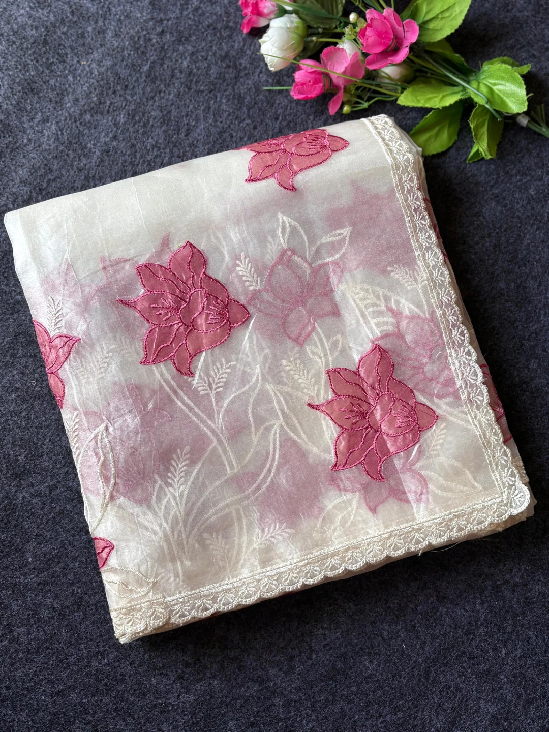 Embroidered Dupatta Scarves - Various Colours - photo 5