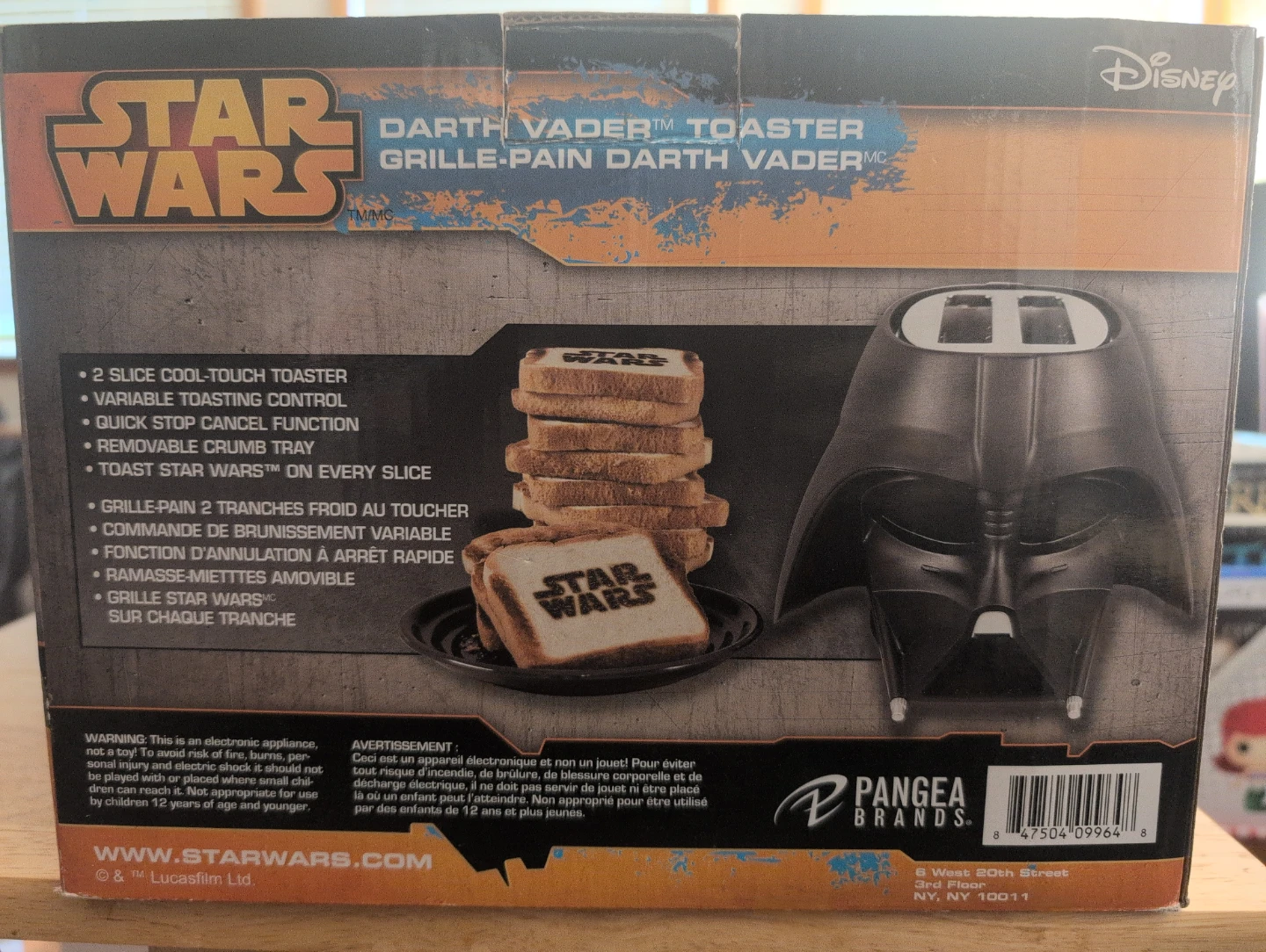 Star Wars Darth Vader 2 Slice Toaster - photo 3