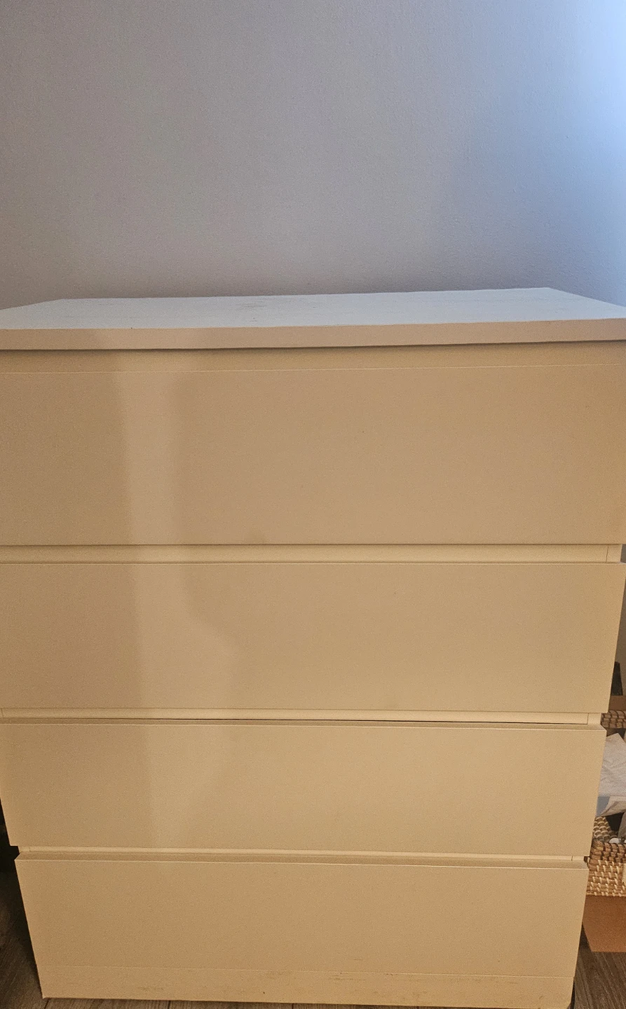 Ikea White 4-Drawer Dresser
