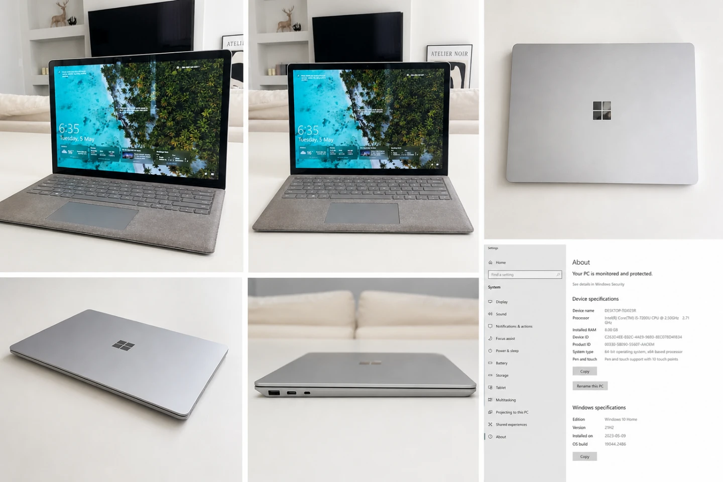Microsoft Surface Laptop i5 8GB RAM