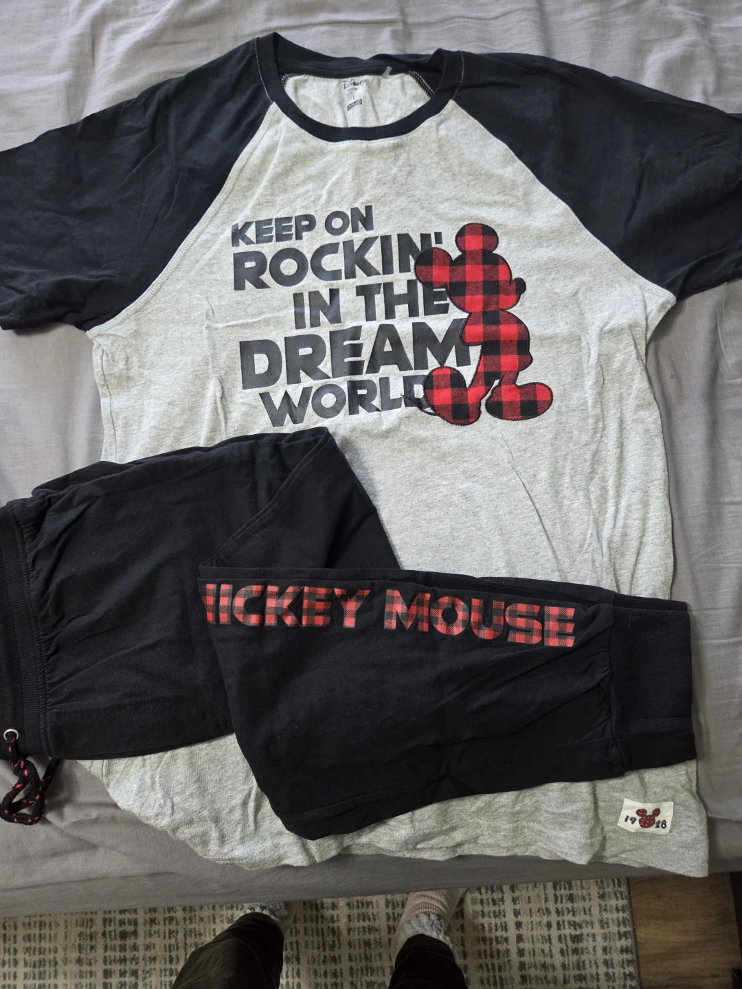 Disney Mickey Mouse Pajama Set - Size L