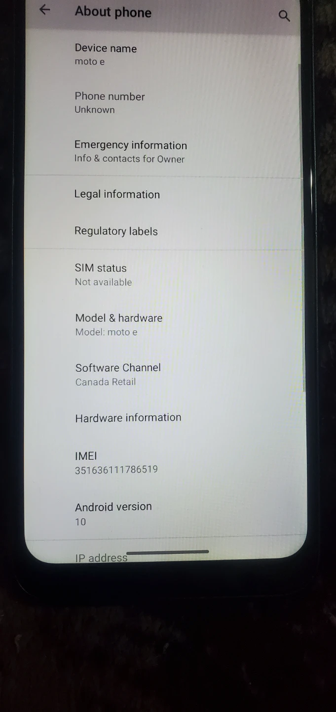 Motorola Moto E cellphone - photo 3