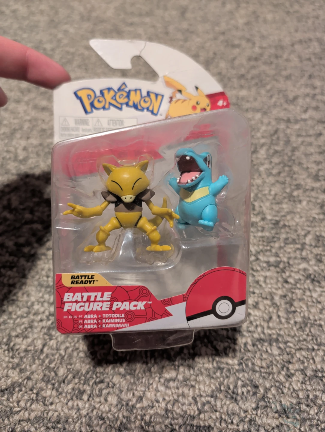 Pokemon Battle Figure Pack Abra & Totodile