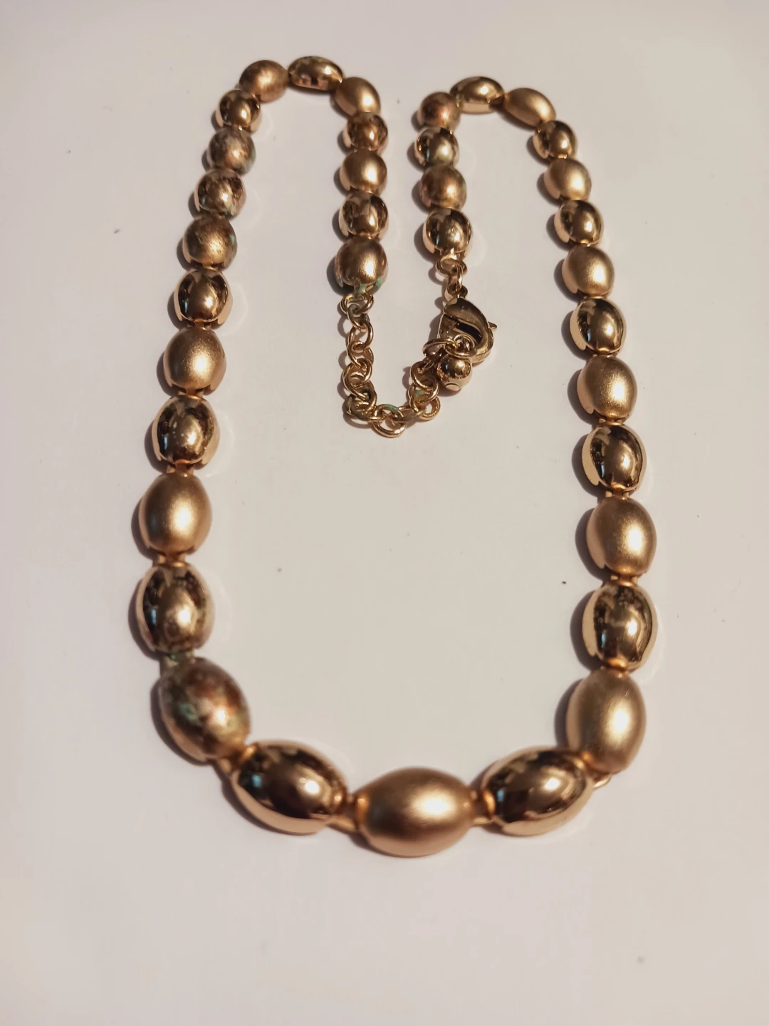 Gold Tone Beaded Necklace - photo 2