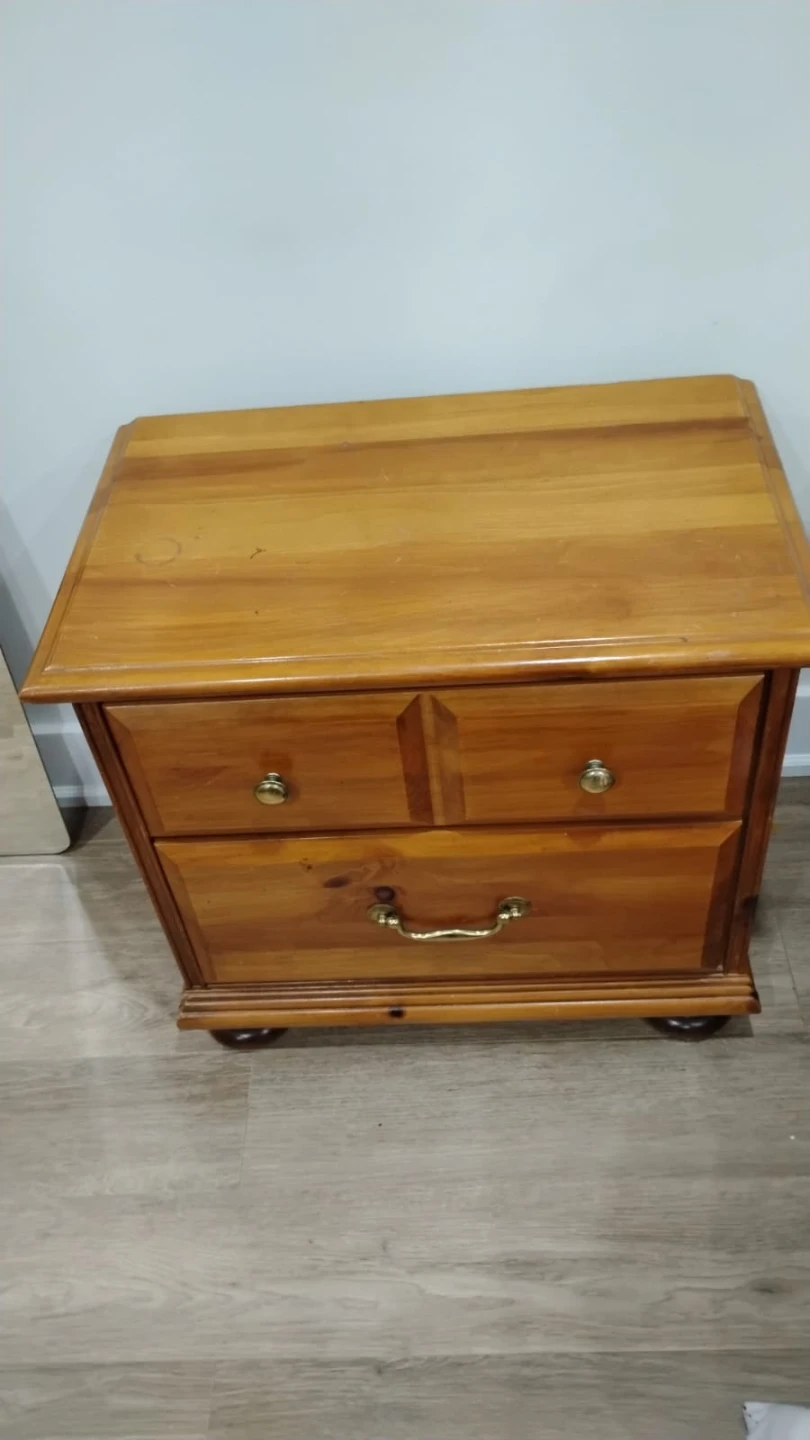 Solid Wood Dresser with Mirror - photo 2
