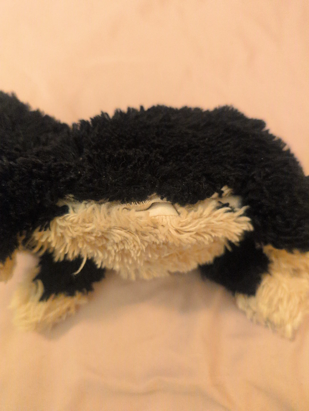 Black and White Plush Cat Toy - photo 3