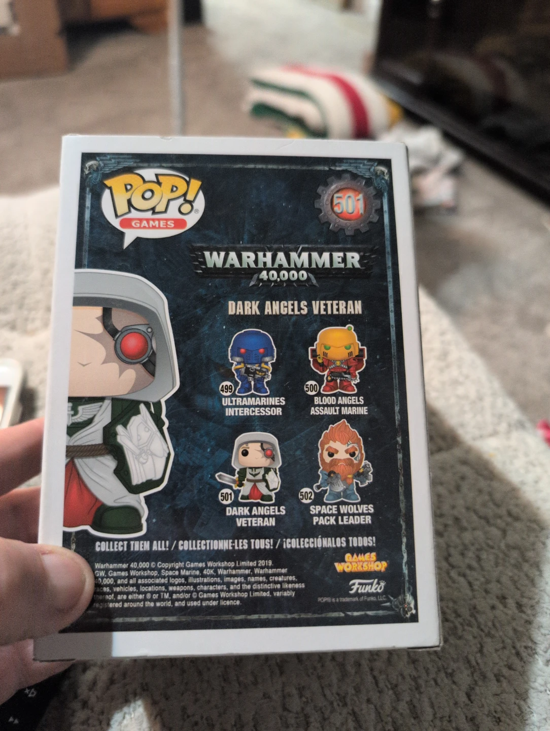 Funko Pop! Warhammer 40,000 Dark Angels Veteran - photo 2