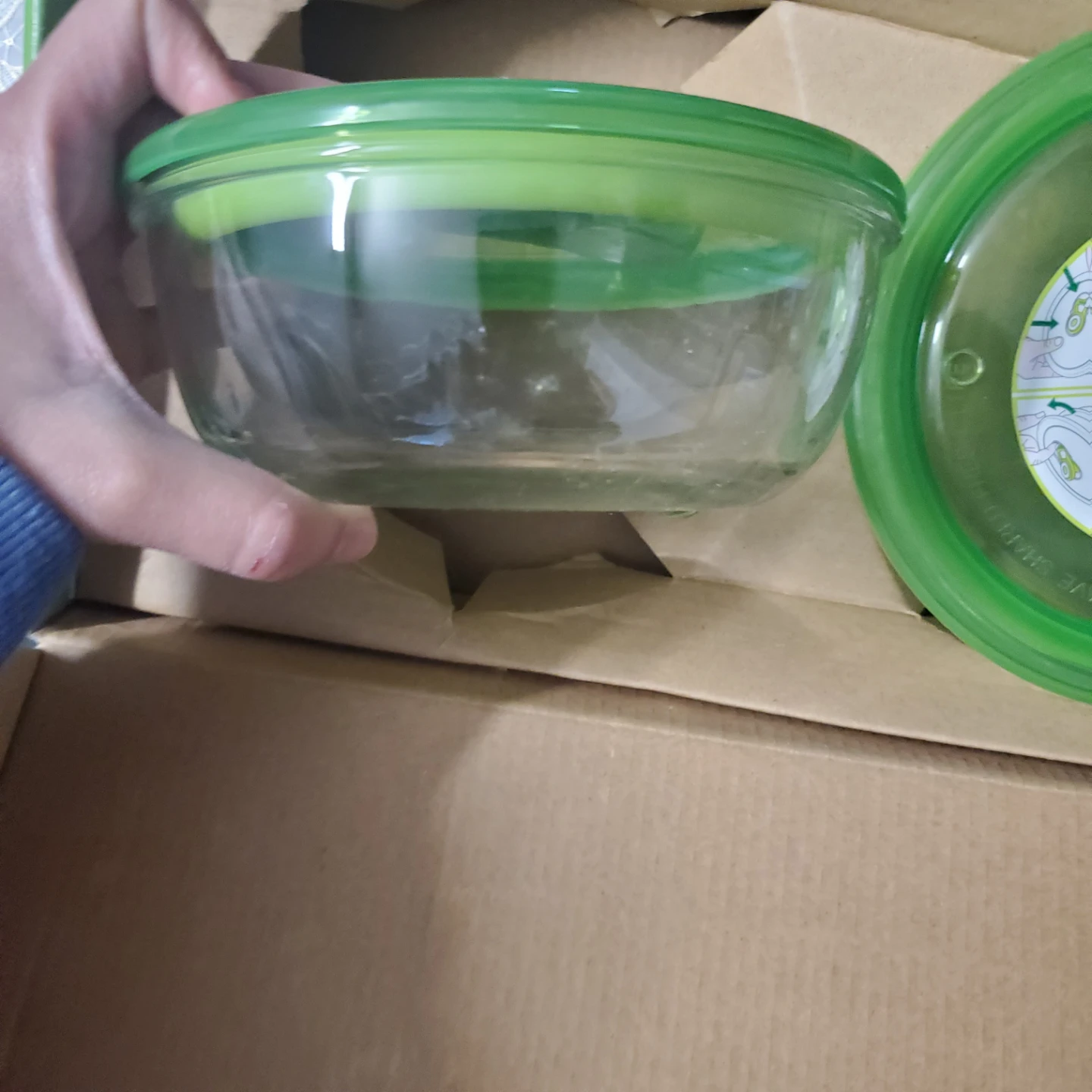2-Pack Glass Microwave Safe Food Containers - photo 3