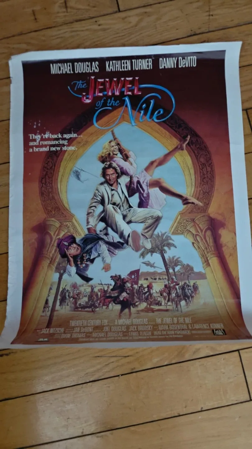 The Jewel of the Nile Movie Poster