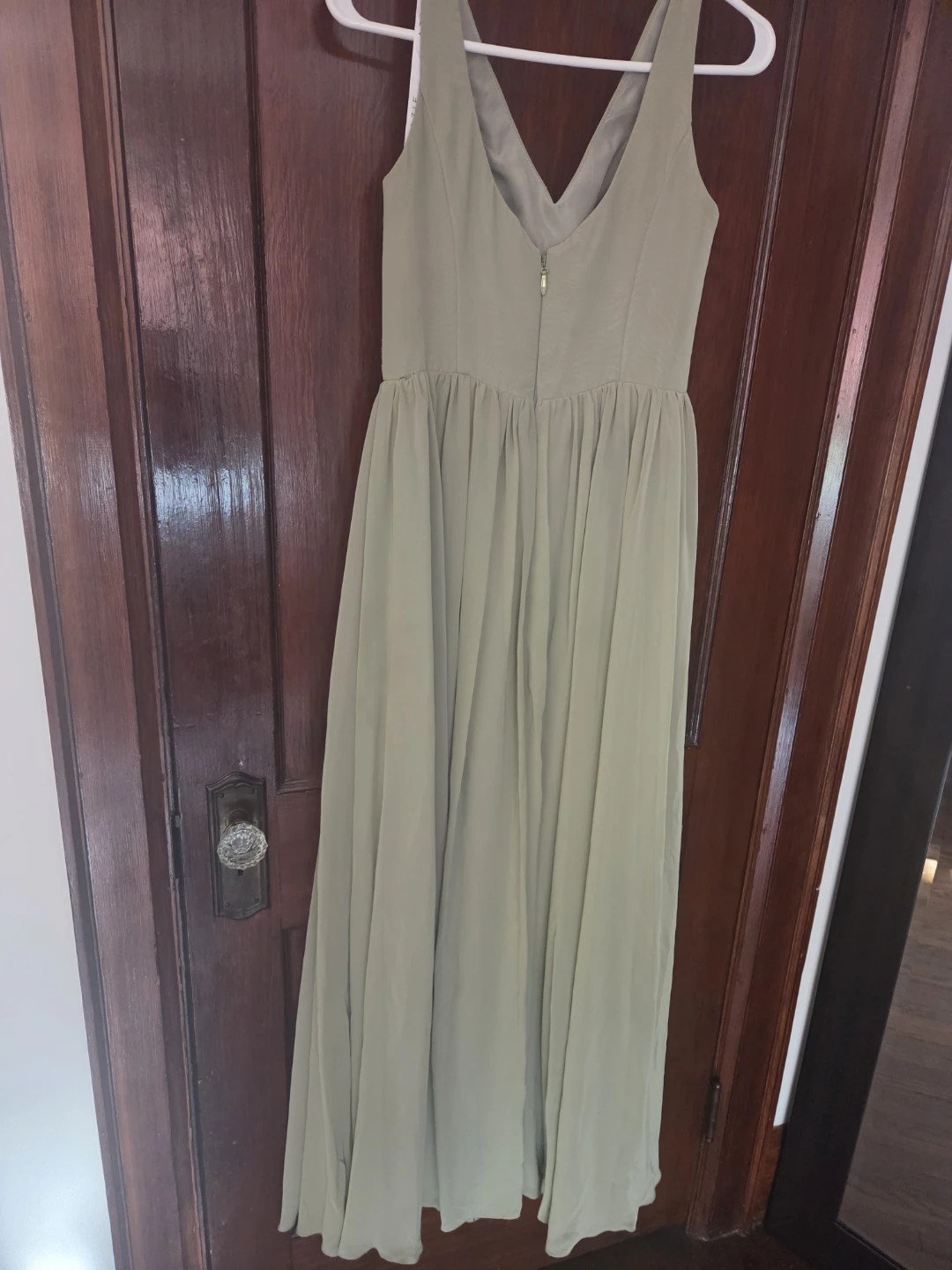 Pistachios Green Chiffon Prom/Bridesmaid Dress - photo 3