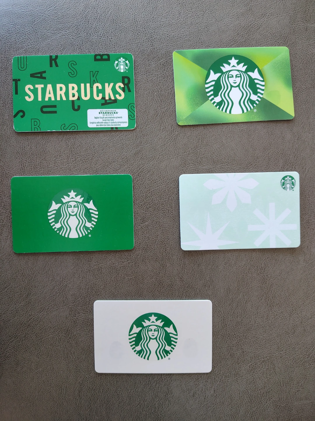 $25 Starbucks Gift Cards (Bundle of 5 x $5)