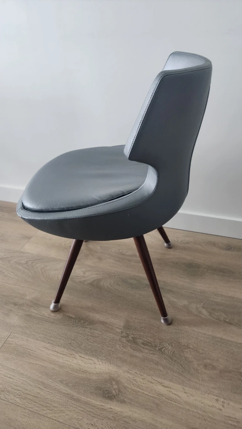 Soho Concept Grey Leather Chairs - 2 available - photo 3