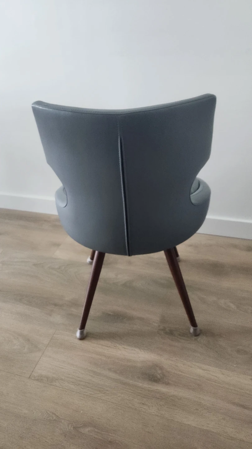 Soho Concept Grey Leather Chairs - 2 available - photo 4