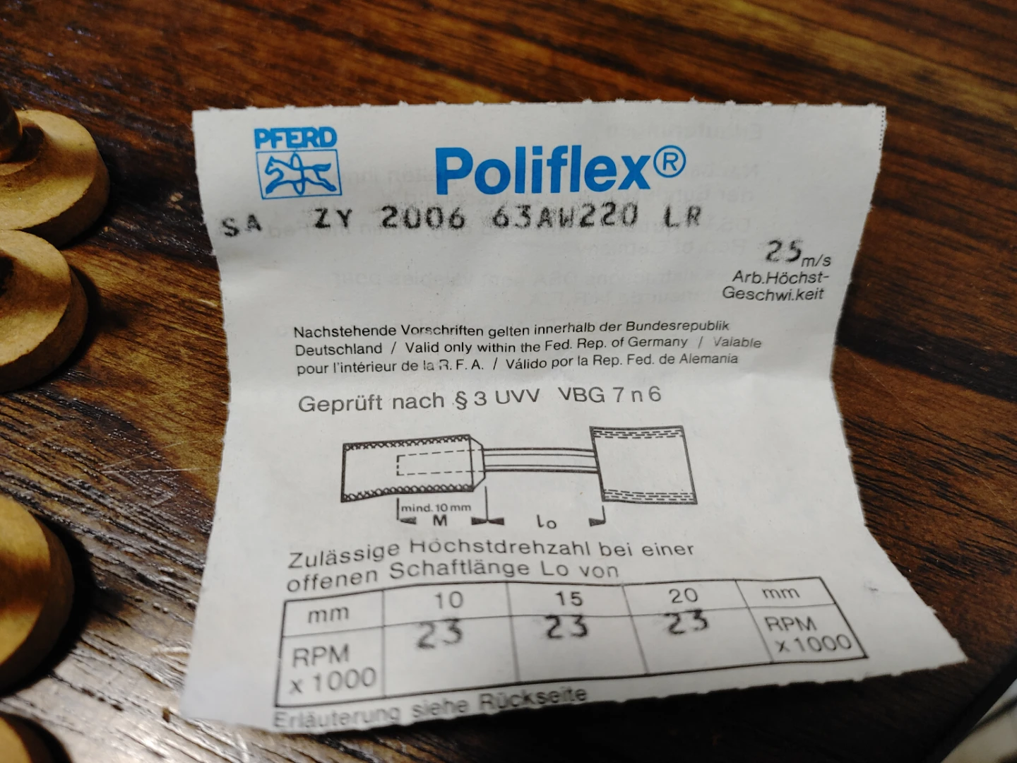 Pferd Poliflex Mounted Grinding Wheels - photo 3