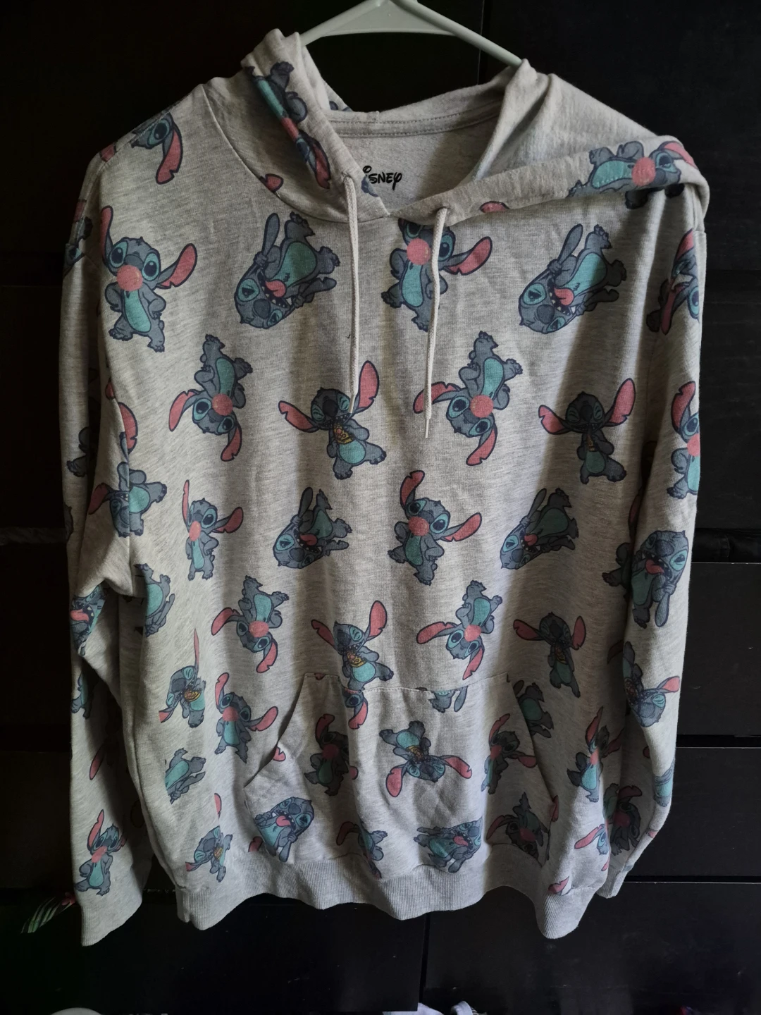 Disney Stitch All Over Print Hoodie XL
