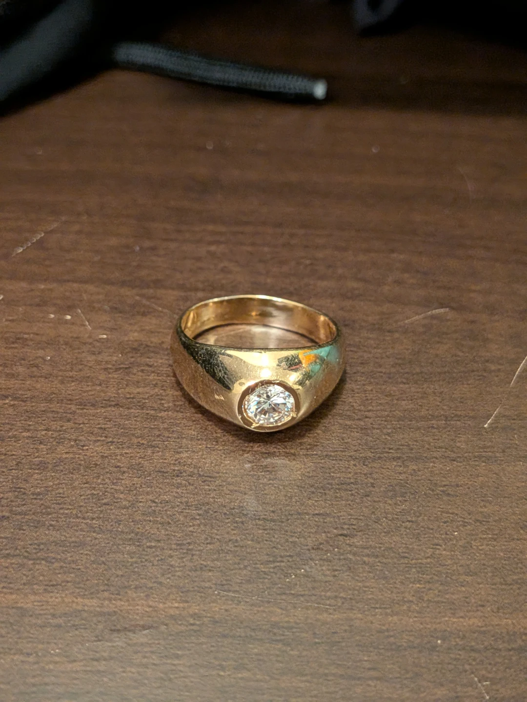 10k Gold Ring with Diamond