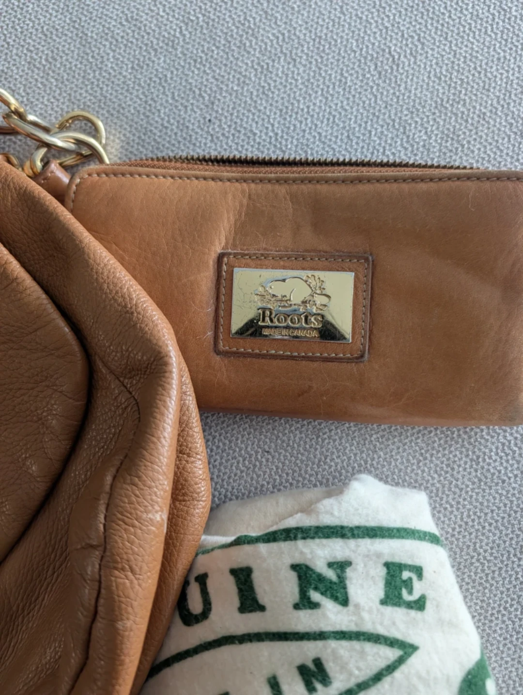 Roots Leather Crossbody Bag and Wallet Set - photo 3