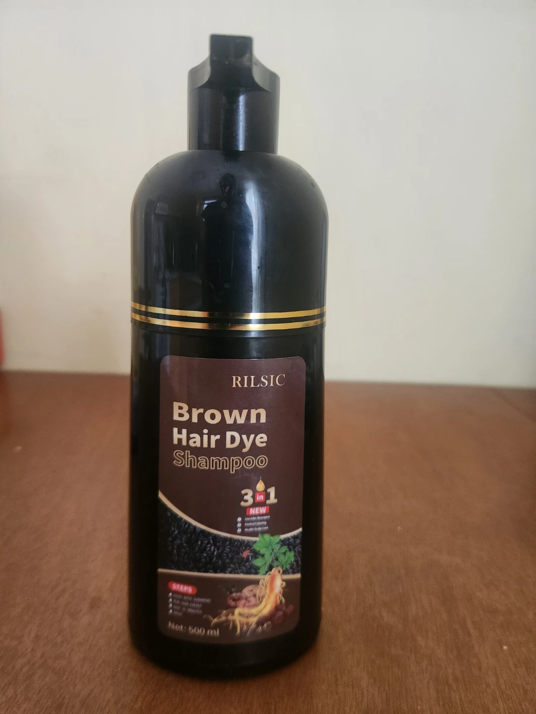 Rilsic Brown Hair Dye Shampoo - 500 ml