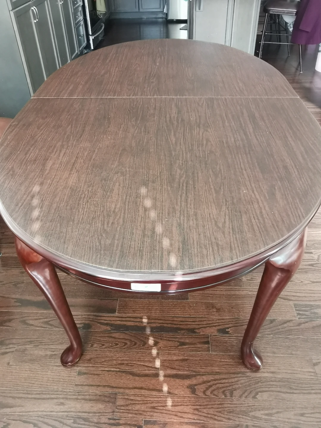 Bombay Wooden Oval Dining Table with Leaf Extension - photo 2