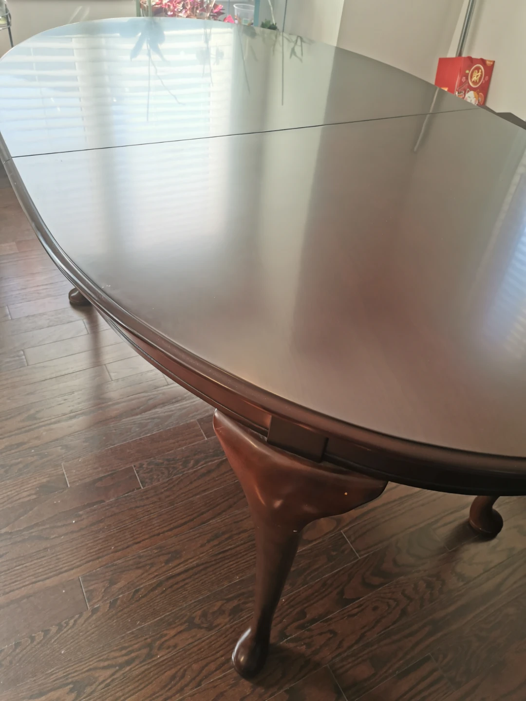 Bombay Wooden Oval Dining Table with Leaf Extension - photo 4