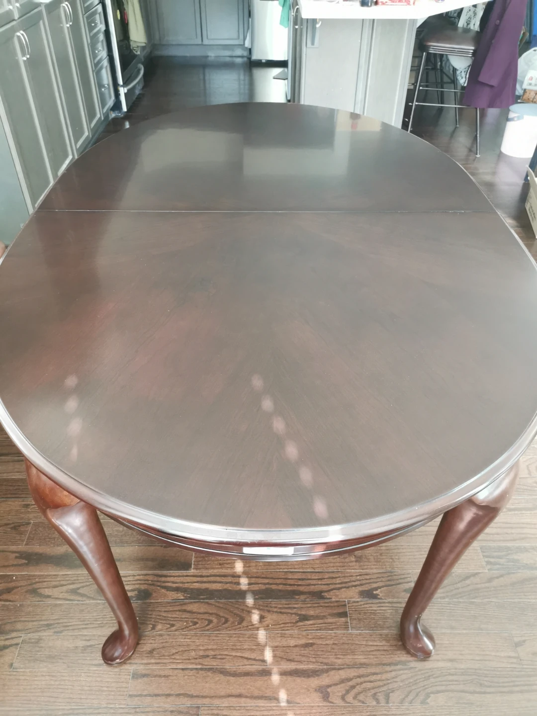 Bombay Wooden Oval Dining Table with Leaf Extension - photo 5