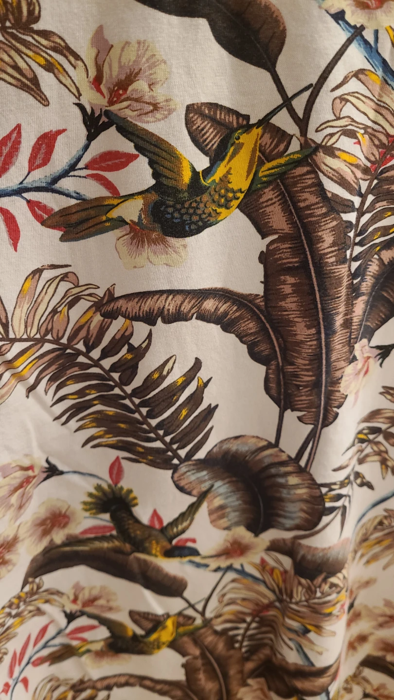 Men's H&M Tropical Bird Print T-Shirt - photo 4