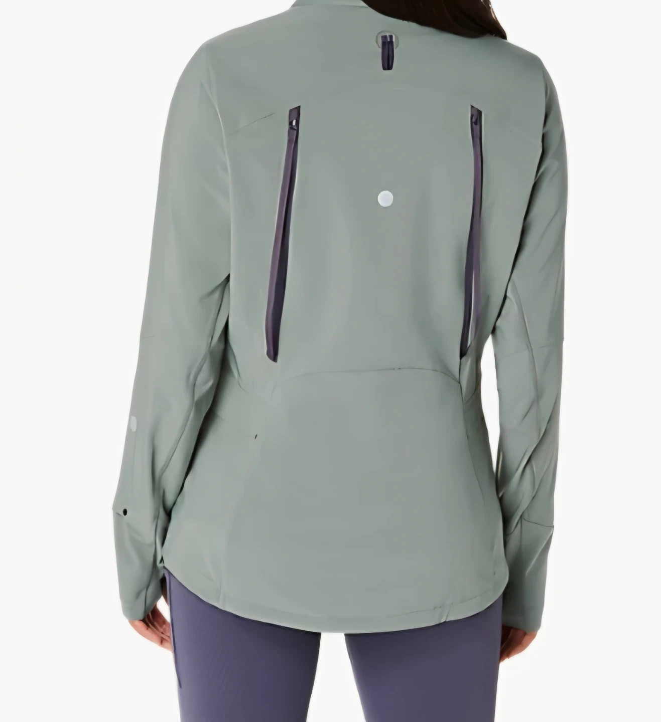 Asics Women's Green Quilted Running Jacket Size M - photo 3