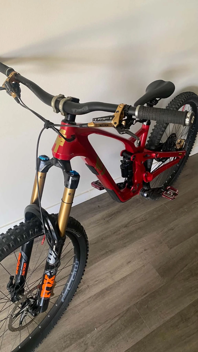 GT Full Suspension Mountain Bike - Red - Frame Size M