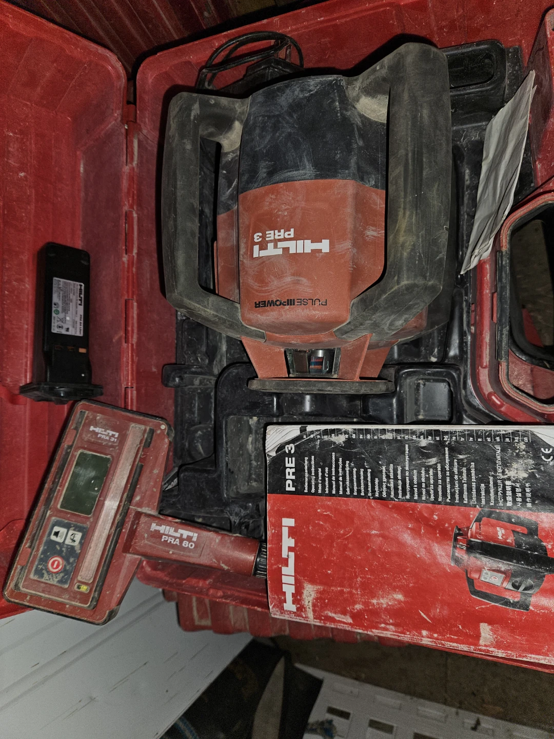 Hilti PR-35 Rotary Laser Level & PRA 80 Remote