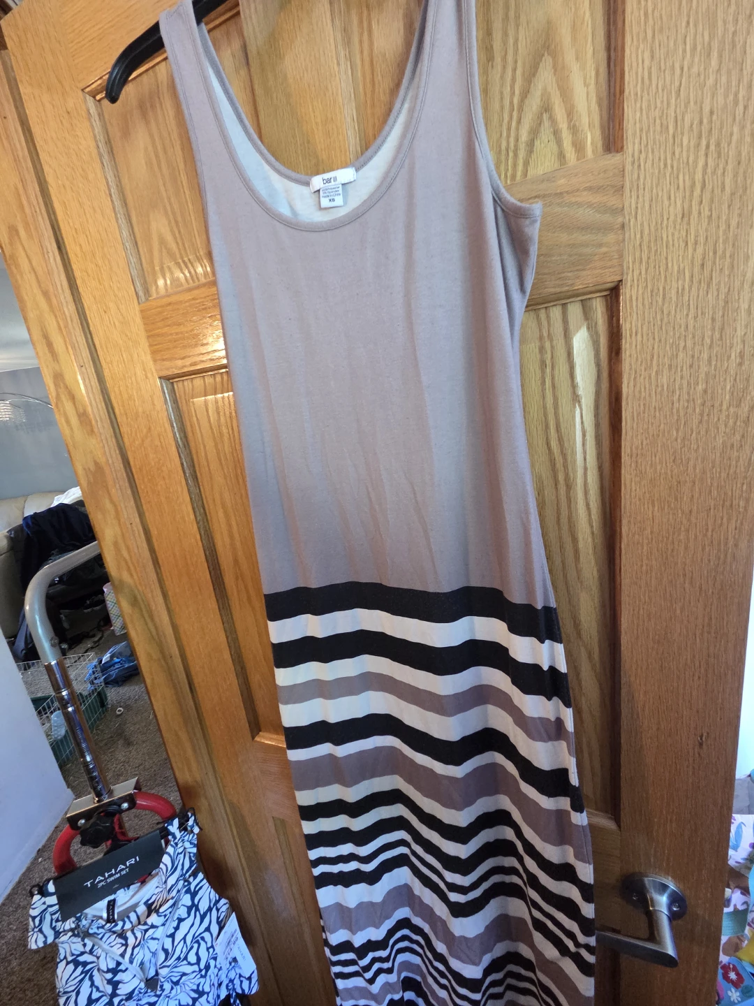 Bar III Striped Tank Dress XS